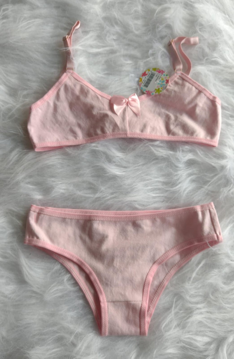 Conjunto Juvenil Calcinha e sutiã Para Mocinhas