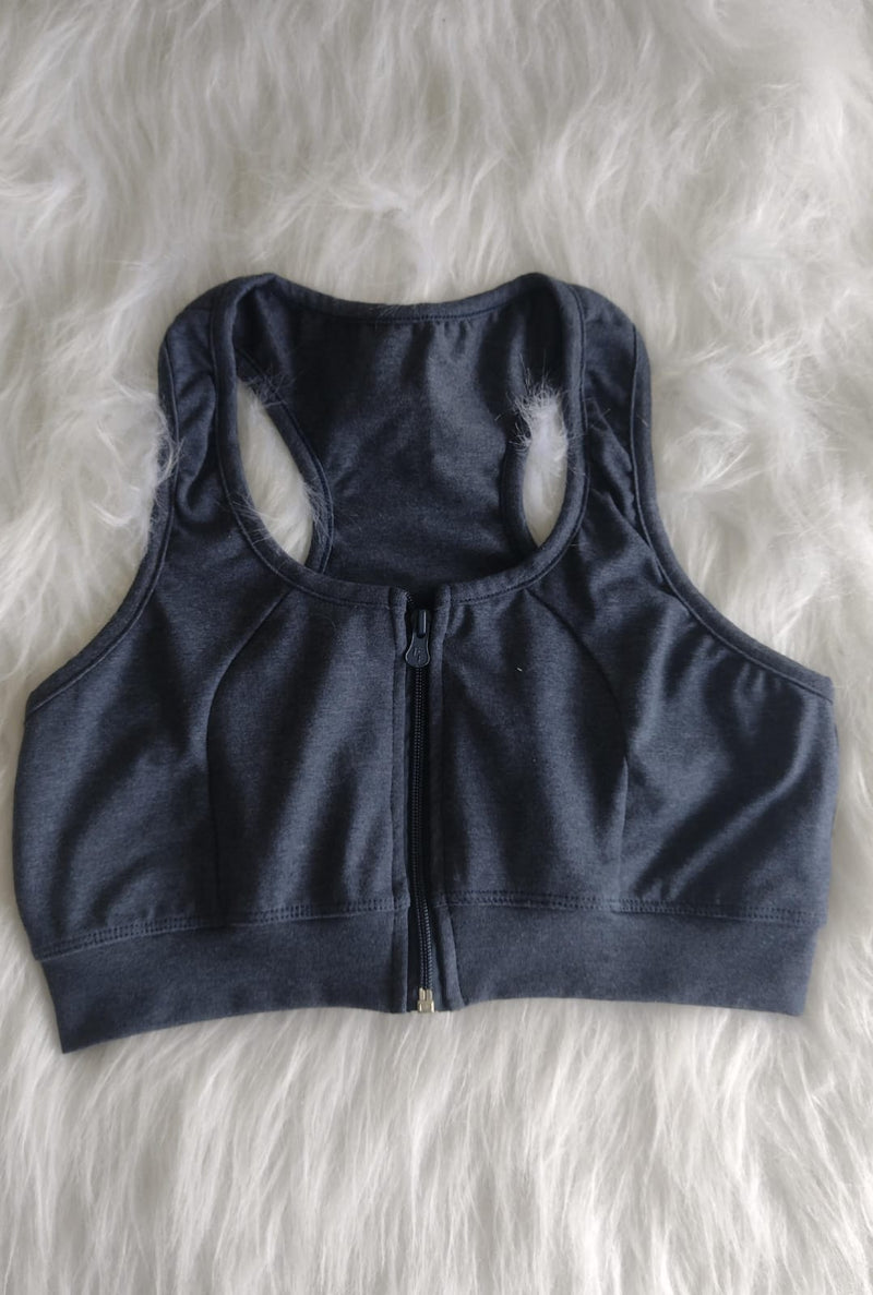 Tops Fitness com Zíper