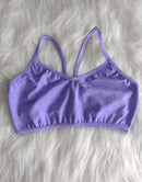 Tops Fitness Alça Fina Cor Única