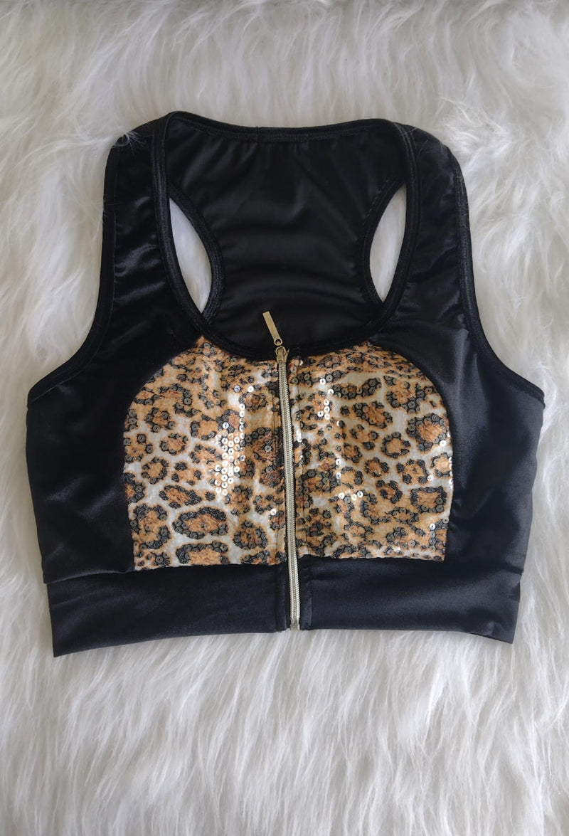 Tops Fitness com Zíper