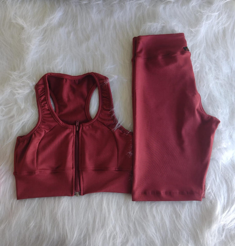 Conjuntos Fitness Cor Única