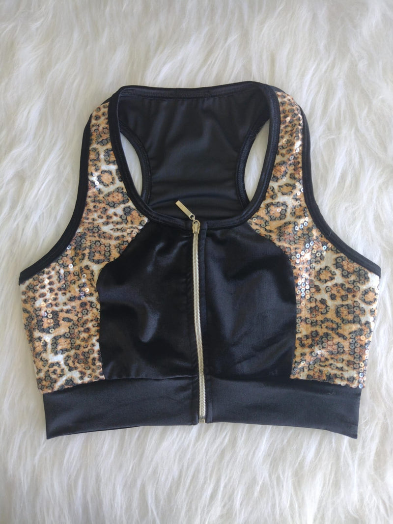 Tops Fitness com Zíper