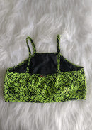 Tops Fitness Alça Fina Estampa Rabisco