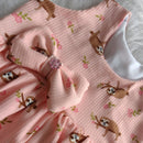 Vestido Infantil Saia Ondulada Modernidade e Estilo de Sobra!