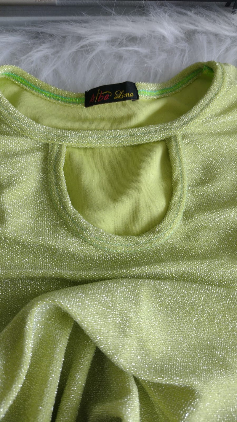 Blusa Baby Luck Brilhosa