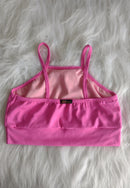 Tops Fitness Alça Fina Cor Única