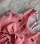Vestido Infantil Saia Ondulada Modernidade e Estilo de Sobra!