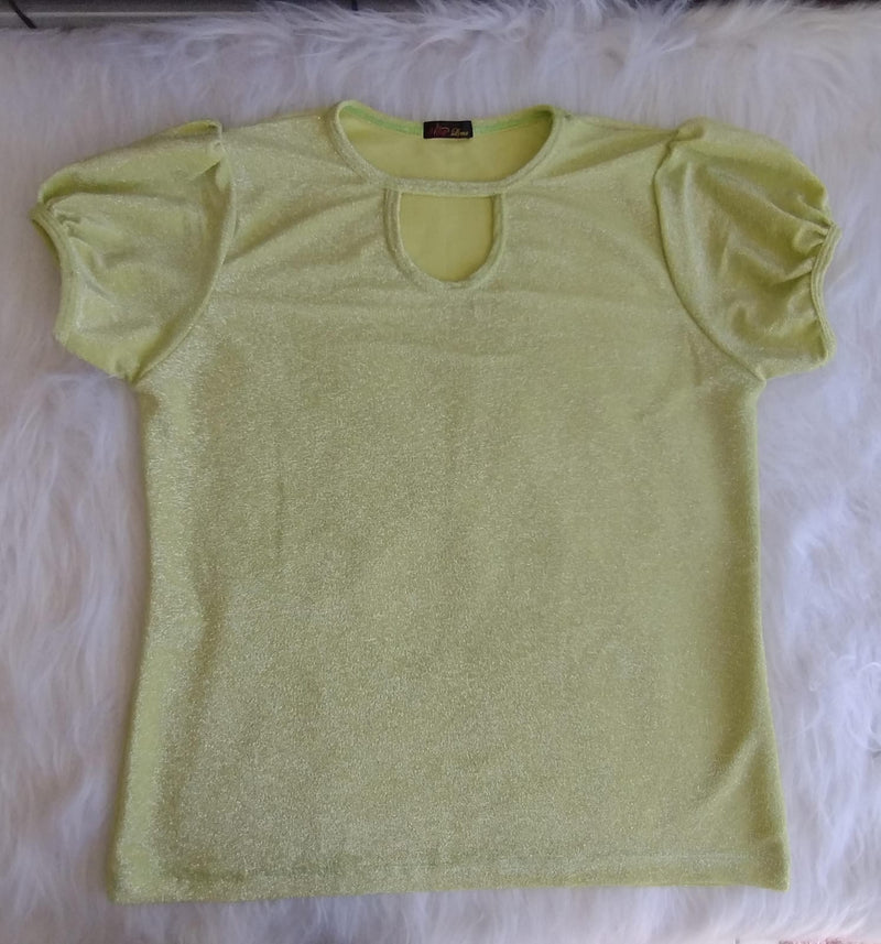 Blusa Baby Luck Brilhosa