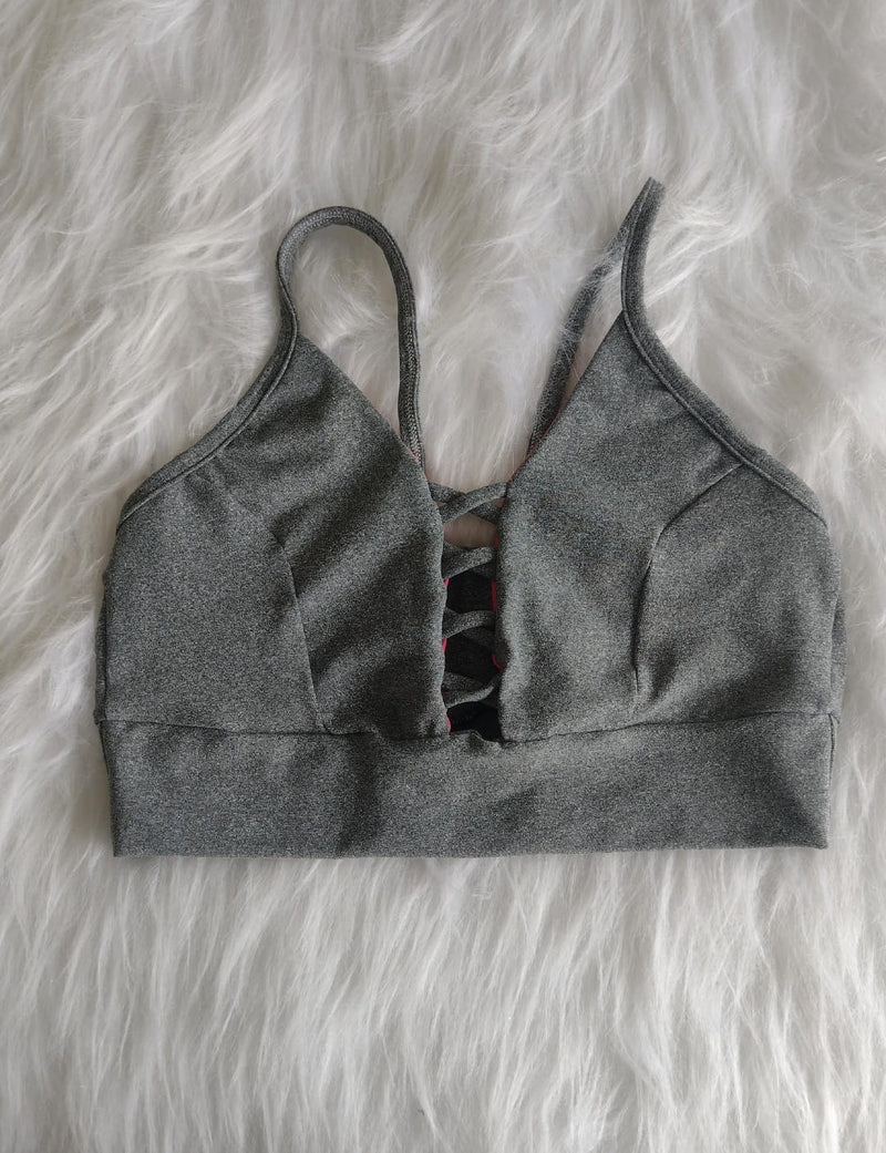 Tops Fitness Alça Fina Cor Única