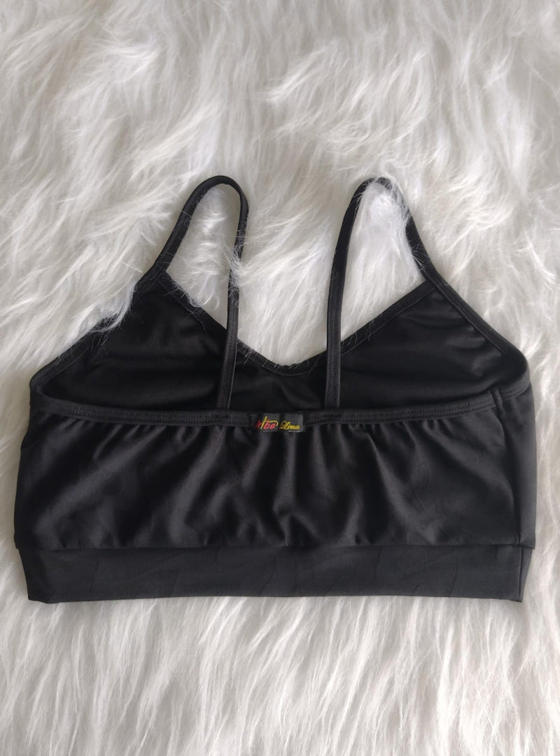 Tops Fitness Alça Fina Cor Única