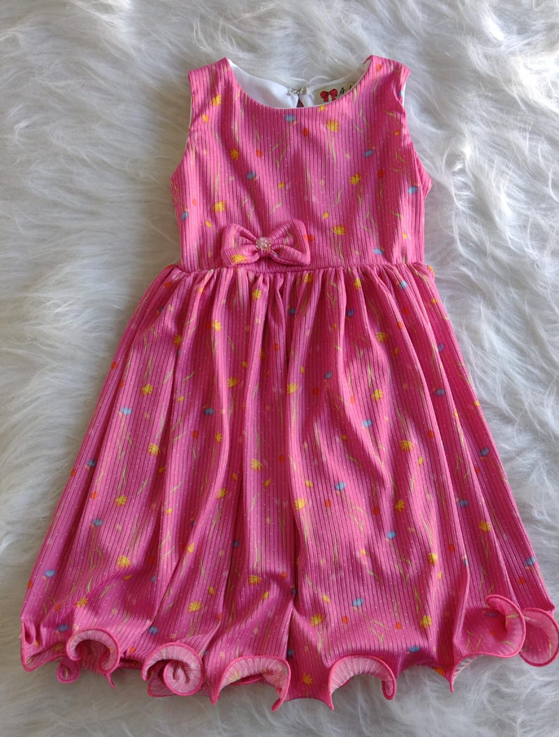Vestido Infantil Saia Ondulada Modernidade e Estilo de Sobra!