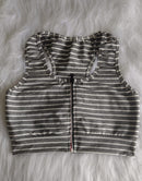 Tops Fitness com Zíper