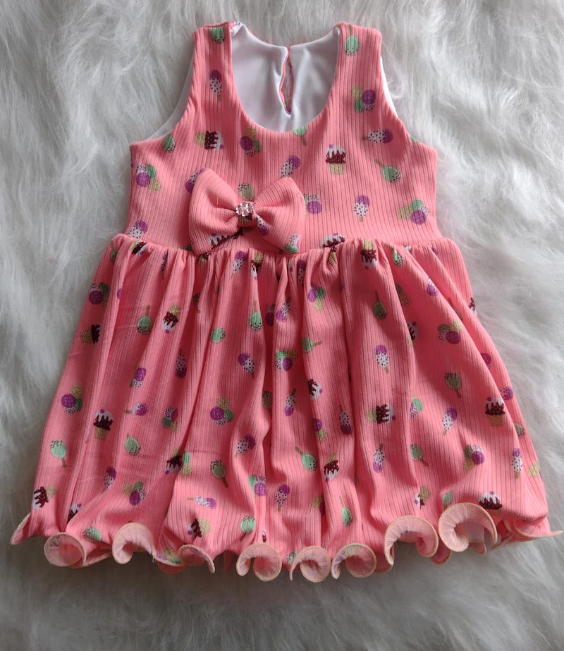 Vestido Infantil Saia Ondulada Modernidade e Estilo de Sobra!