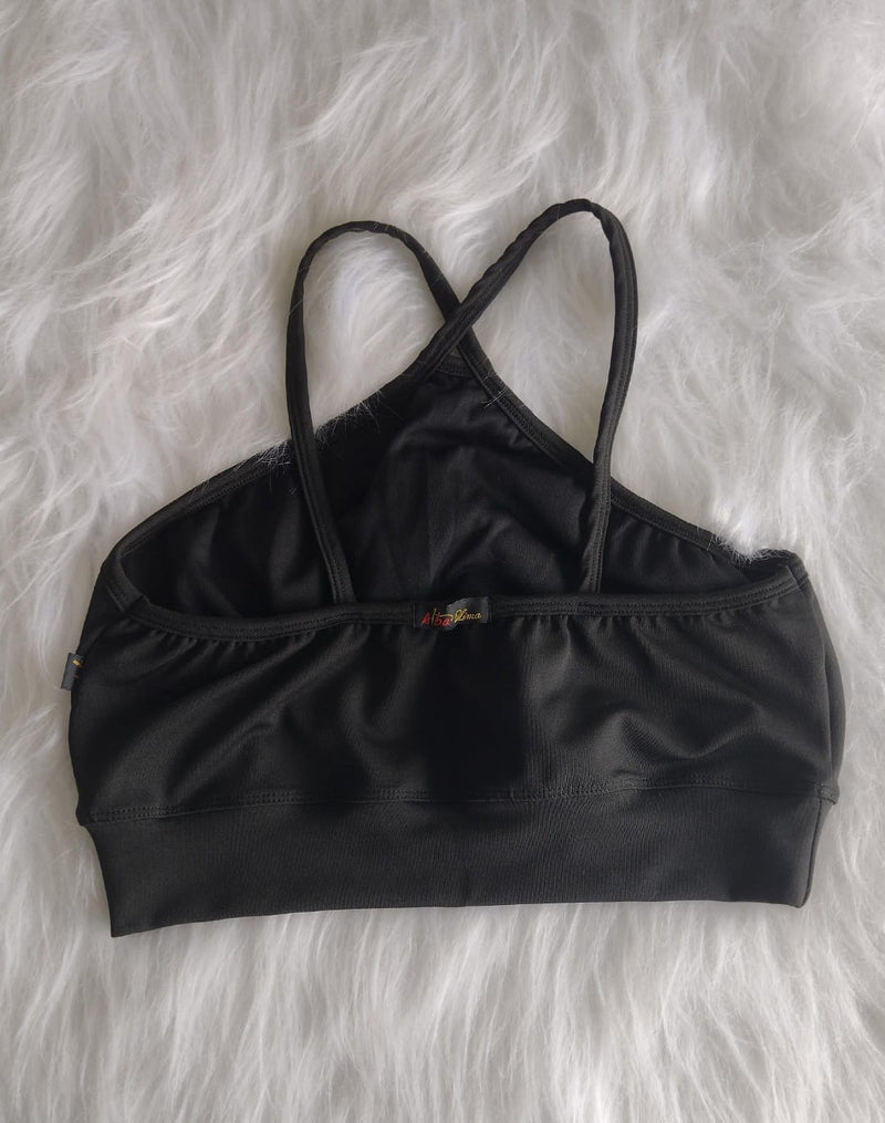 Tops Fitness Alça Fina Cor Única