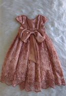 Vestido de Tule Bordado Estilo Princesa Para Festas