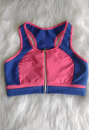 Tops Fitness com Zíper