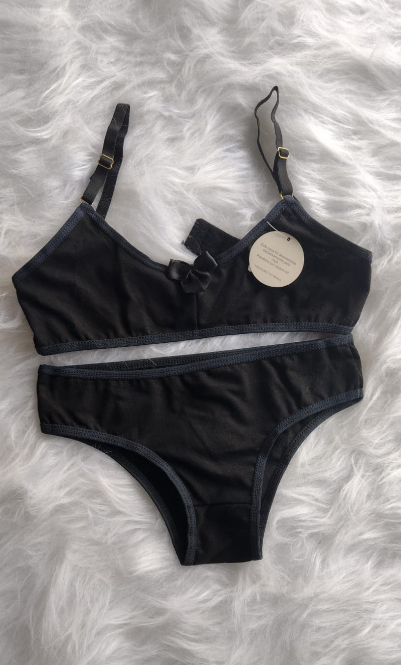 Conjunto Juvenil Calcinha e sutiã Para Mocinhas