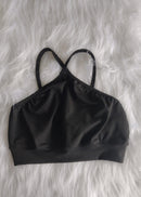 Tops Fitness Alça Fina Cor Única