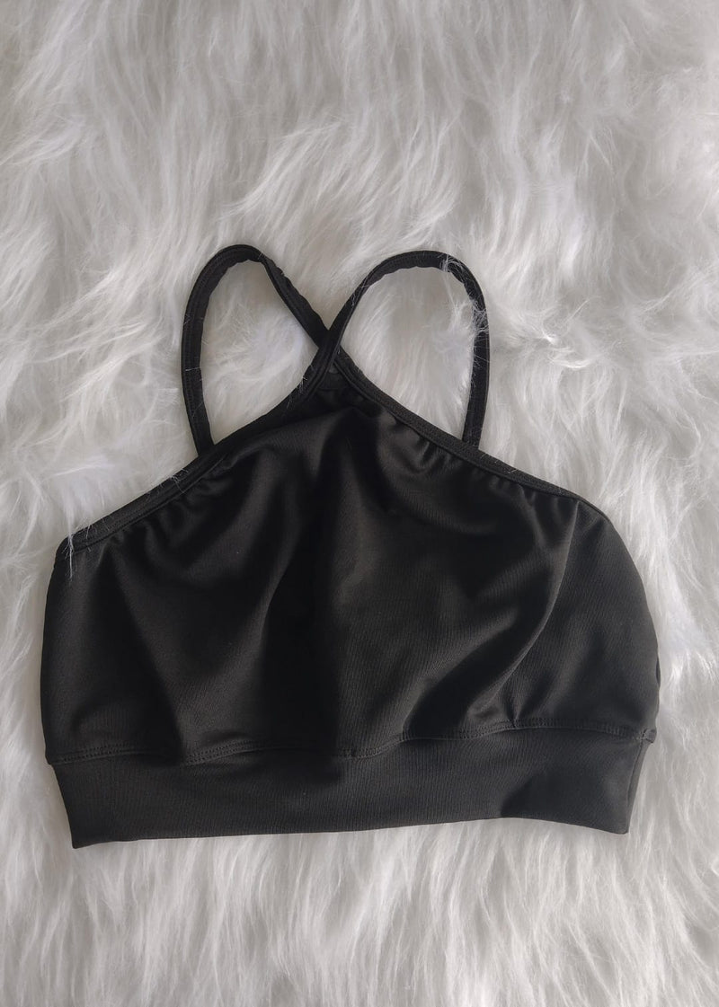 Tops Fitness Alça Fina Cor Única