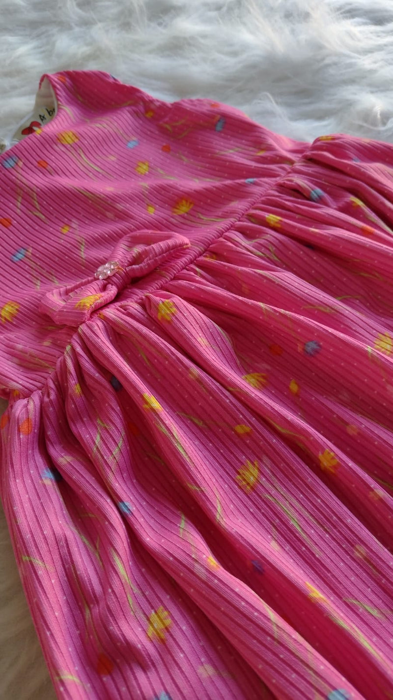 Vestido Infantil Saia Ondulada Modernidade e Estilo de Sobra!