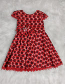 Vestido com estampa de âncoras