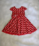 Vestido com estampa de âncoras