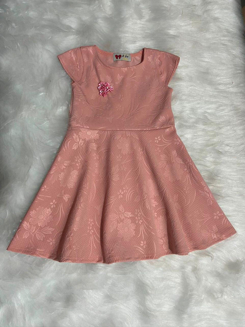 Vestido de malha crepe saia godê