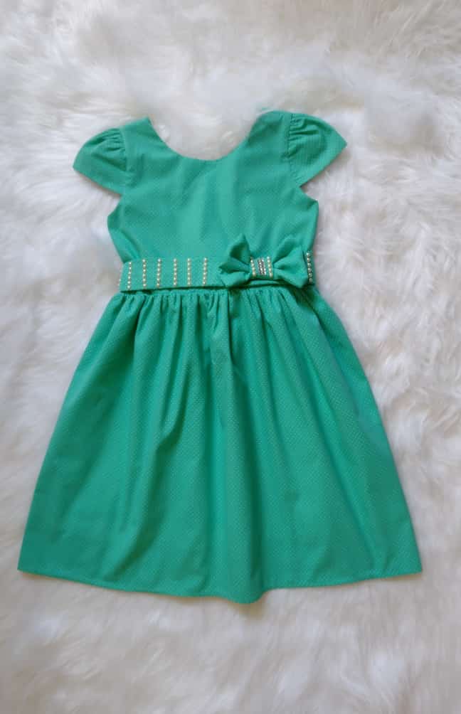 Vestido infantil com manga japonesa